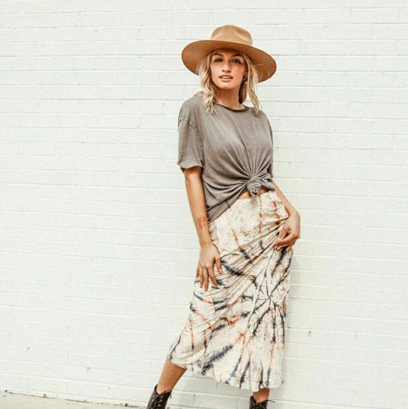 Free People Dresses & Skirts - NWT Free People  Serious Swagger Tie Die Skirt